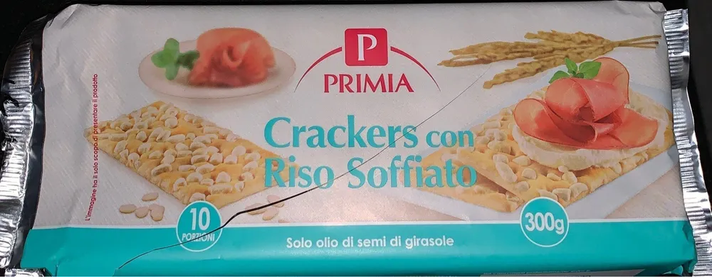 Crackers con riso soffiato