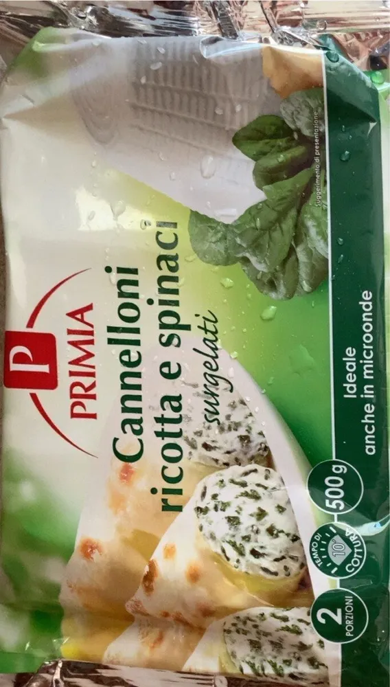 Cannelloni ricotta e spinaci