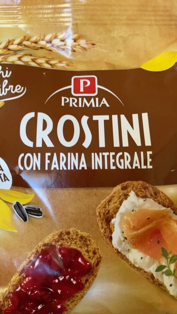 Crostini con farina integrale