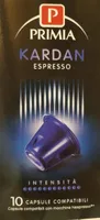 Primia Kardan espresso 10 capsule compatibili Nespresso