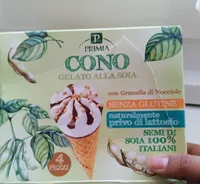 Cono gelato alla soia