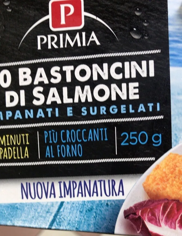 Bastoncini di salmone