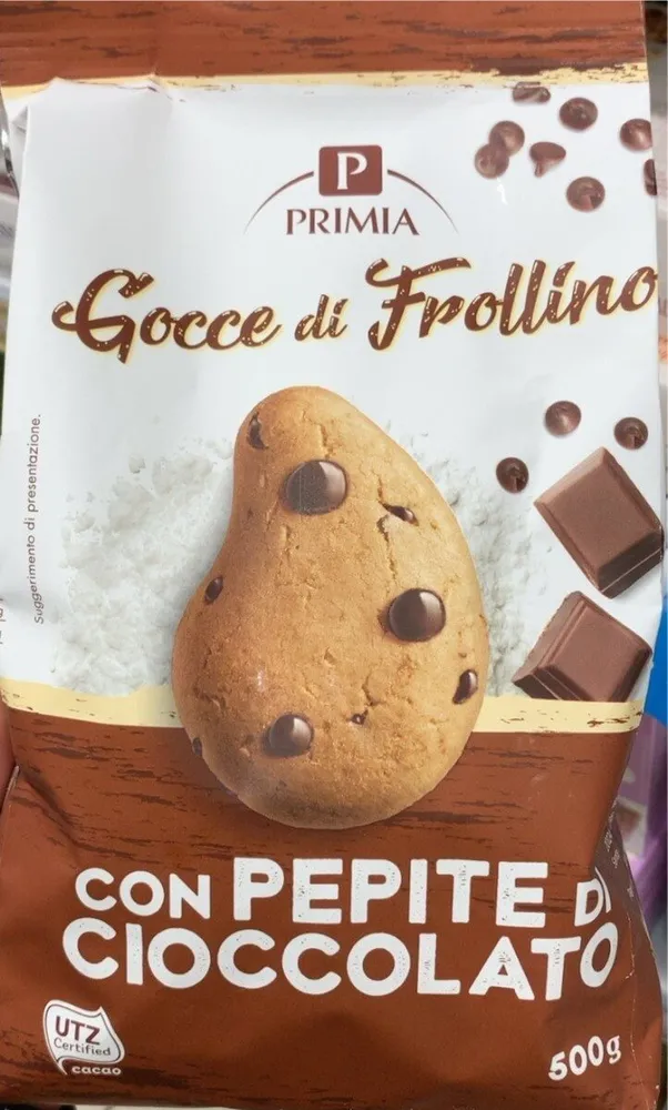 Gocce di Frollino con pepite di cioccolato