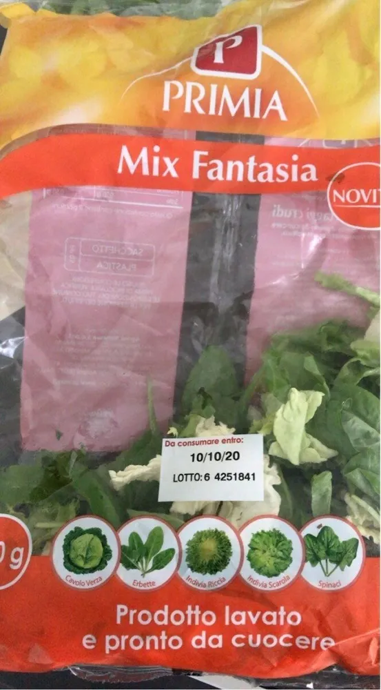 Mix ortaggi crudi