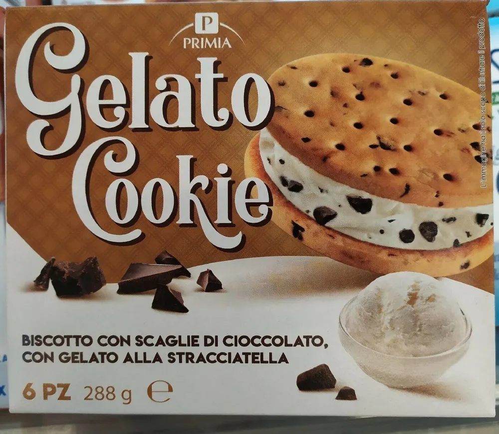 Gelato cookie