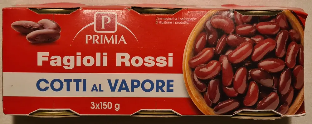 Fagioli Rossi Cotti al Vapore