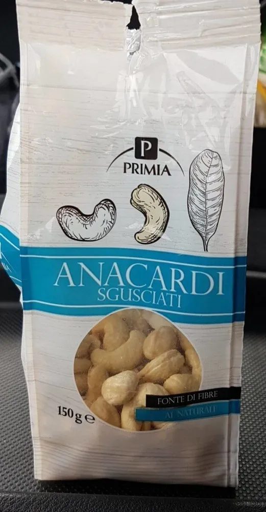 Anacardi sgusciati