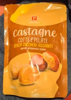 Castagne cotte e pelate