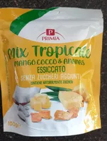 Mix tropicale mango cocco e ananas essiccato