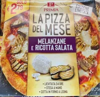 La pizza del mese melanzane ricotta