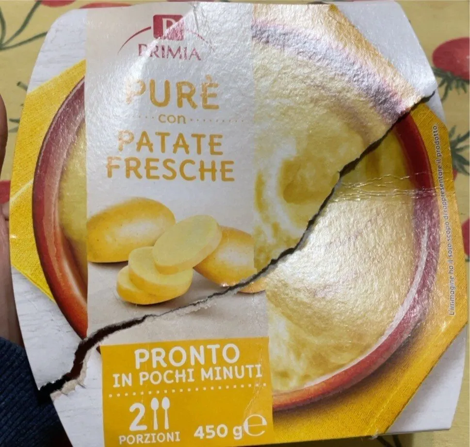 Purè con PATATE FRESCHE