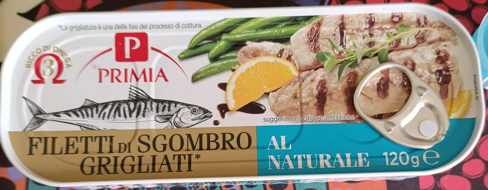 Filetti di sgombro grigliati al naturale