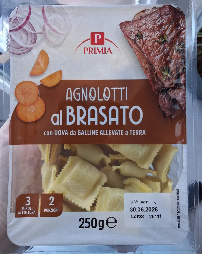 Agnolotti al brasato