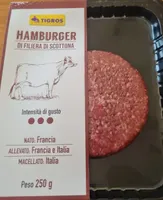 Hamburger di filiera di scottona