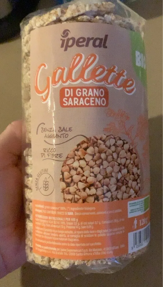 Gallette di grano saraceno