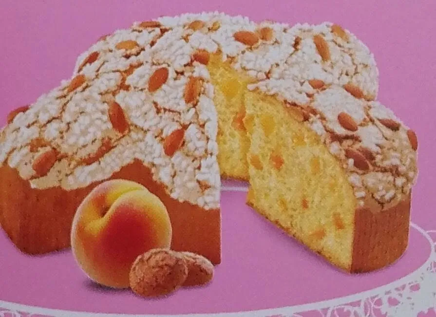 Colomba Pesca e Amaretti