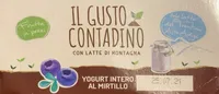 Yogurt intero al mirtillo