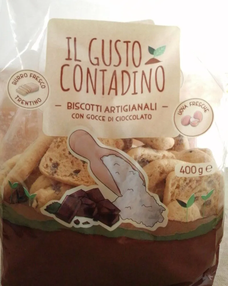 Biscotti artigianali con gocce di cioccolato