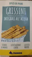 Grissini integrali all'acqua