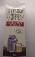 Il gusto contadino latte uht parzialmente scremato