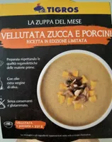 Vellutata con zucca e porcini