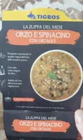 Orzo e spinacino con ortaggi