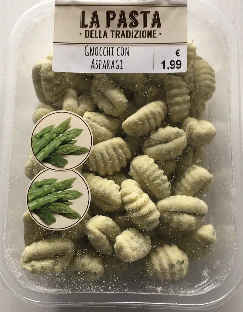 Gnocchi con asparagi