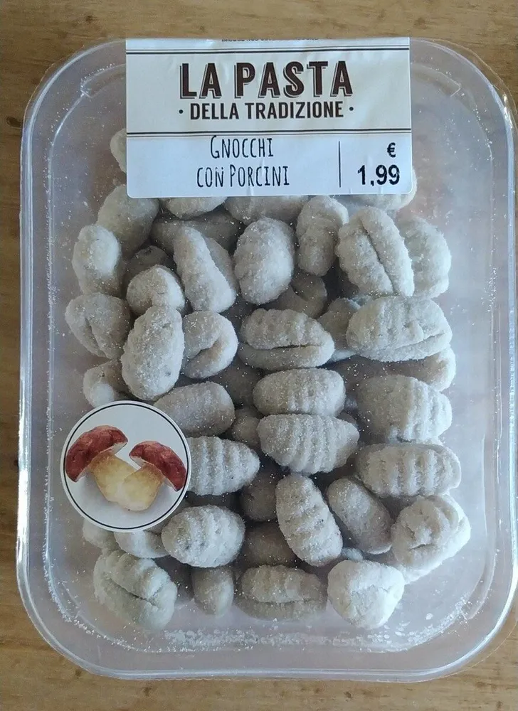 Gnocchi Con Porcini - La Pasta della tradizione