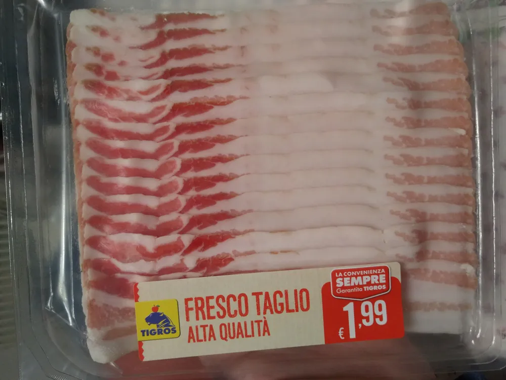 Pancetta tesa stagionata