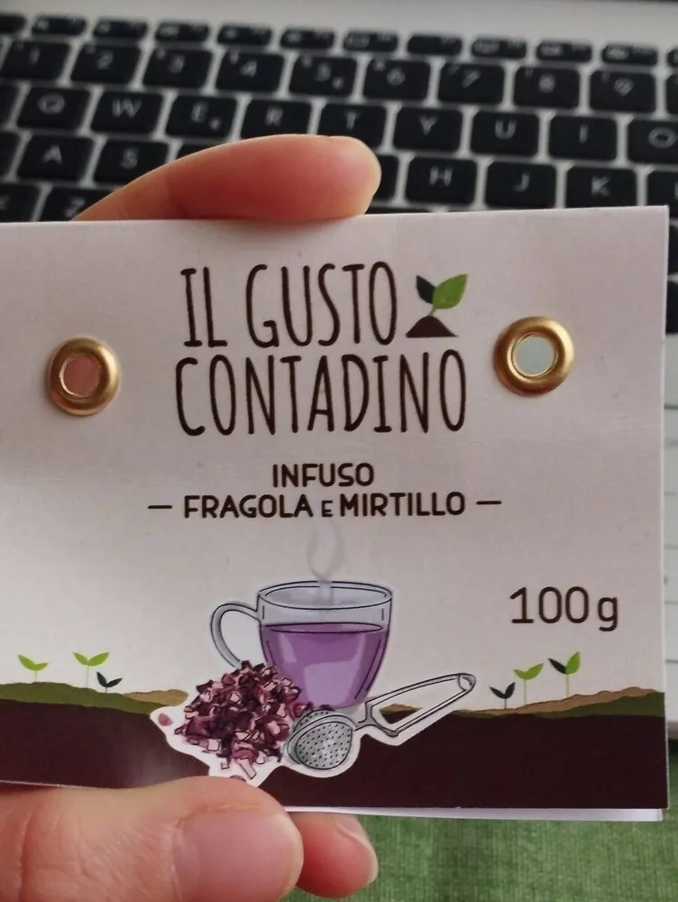 Infuso fragola e mirtillo