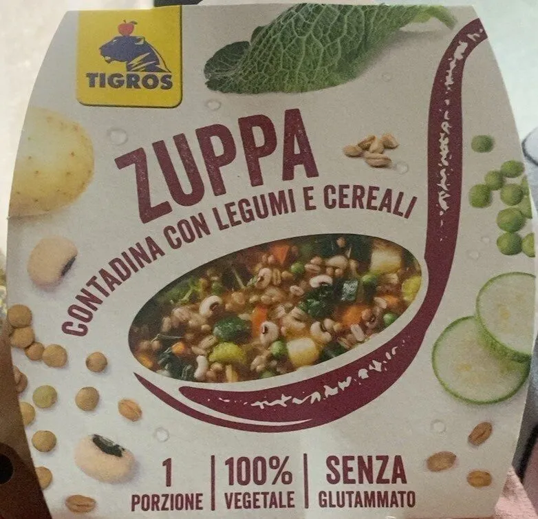 Zuppa contadina con legumi e cereali