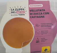 Vellutata di zucca con castagne