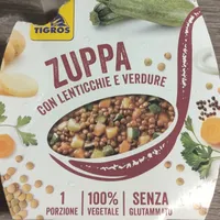 Zuppa con lenticchie e verdure