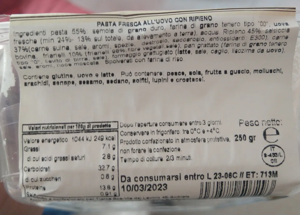 Ravioli salsiccia e friarielli