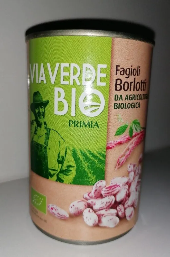 Fagiolo borlotti da agricoltura biologica
