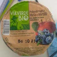Polpa di frutta - Mela e mirtilli