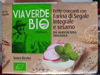 Fette di segale integrale e sesamo