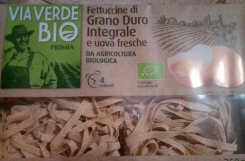 Fettuccine di Grano Duro Integrale e uova fresche