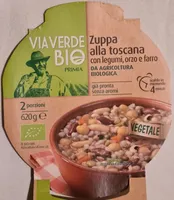 Zuppa alla toscana, con legumi, orzo e farro
