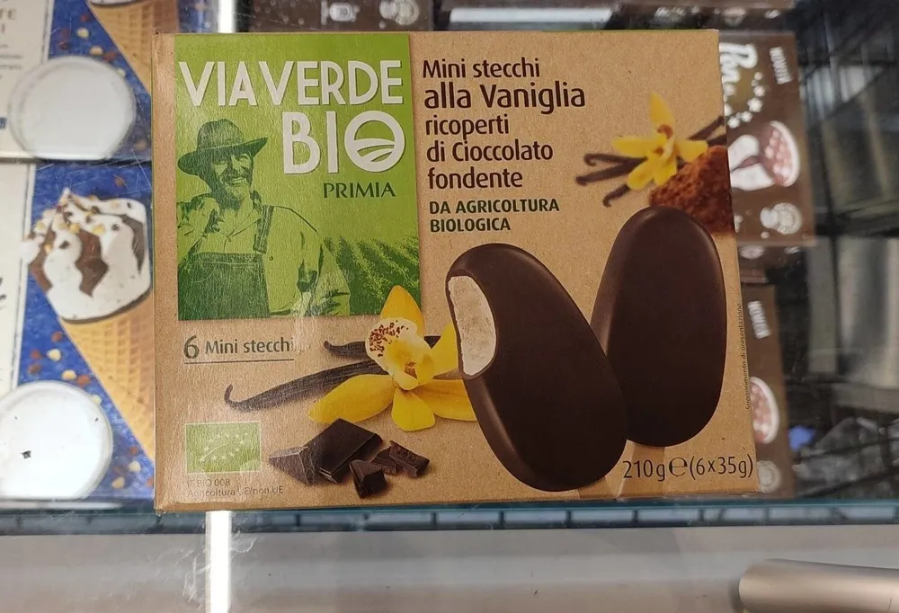 mini stecchi alla vaniglia cioccolato fondente