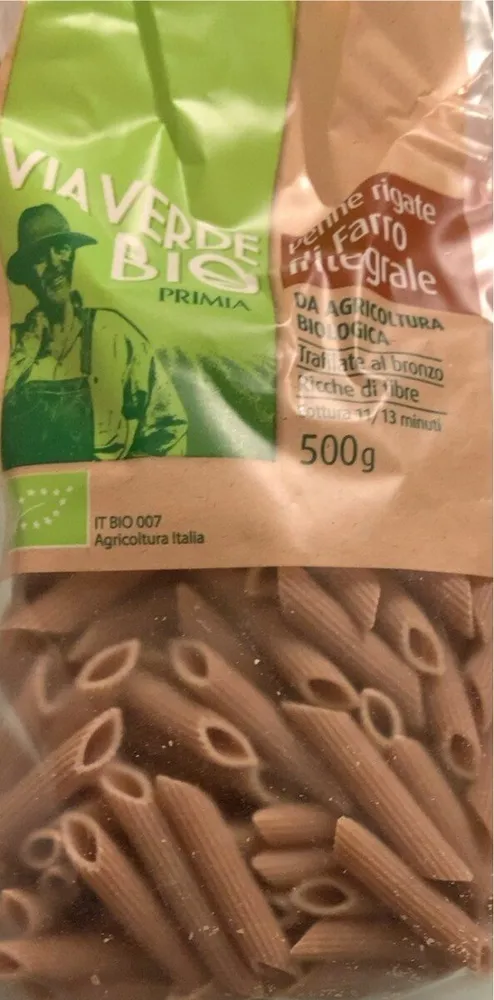Pasta di farro integrale