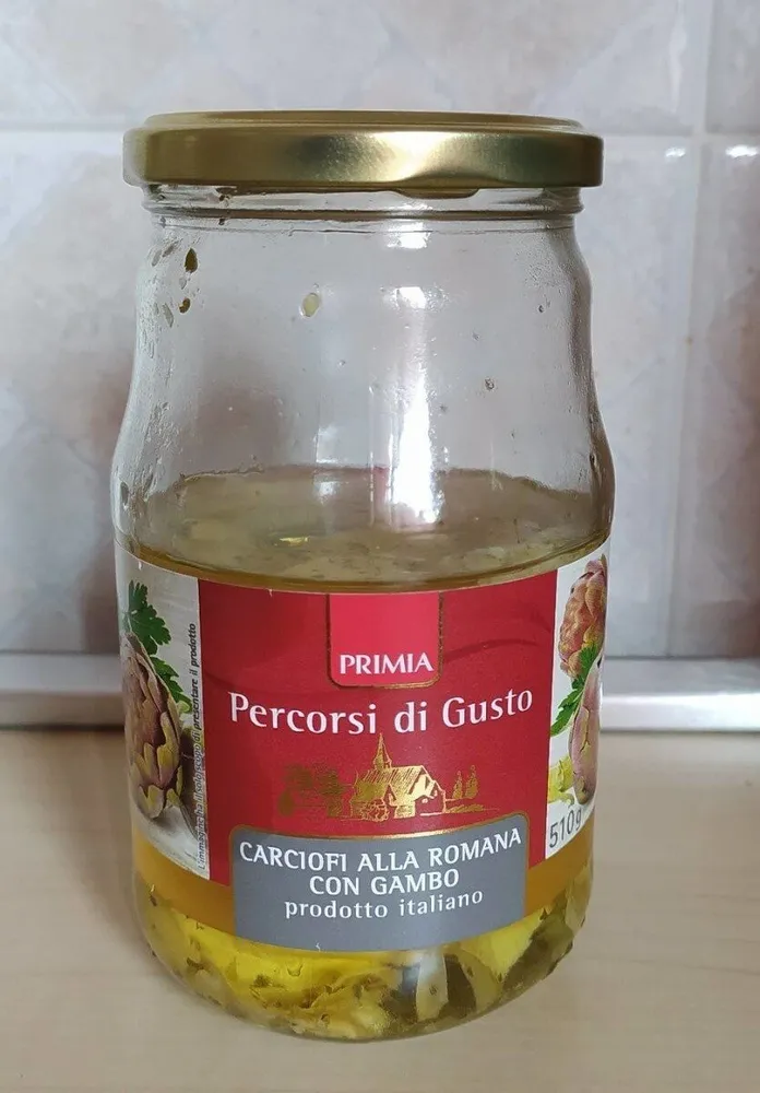 Carciofi alla romana con gambo