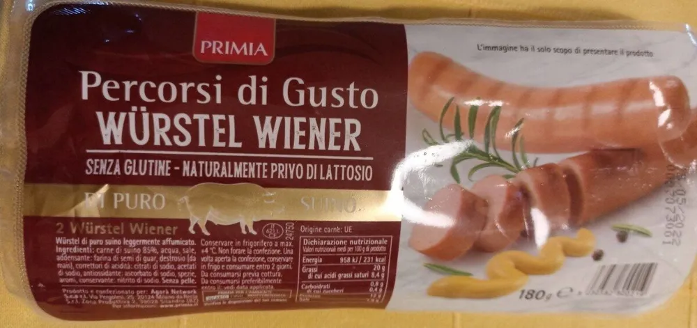 Wurstel wiener percorsi di gusto