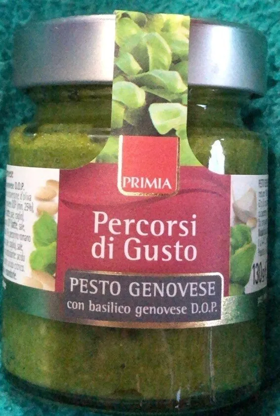 Pesto genovese con basilico genovese D.O.P.