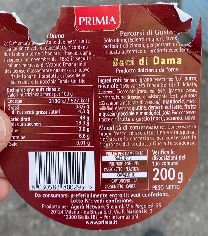 Baci di dama
