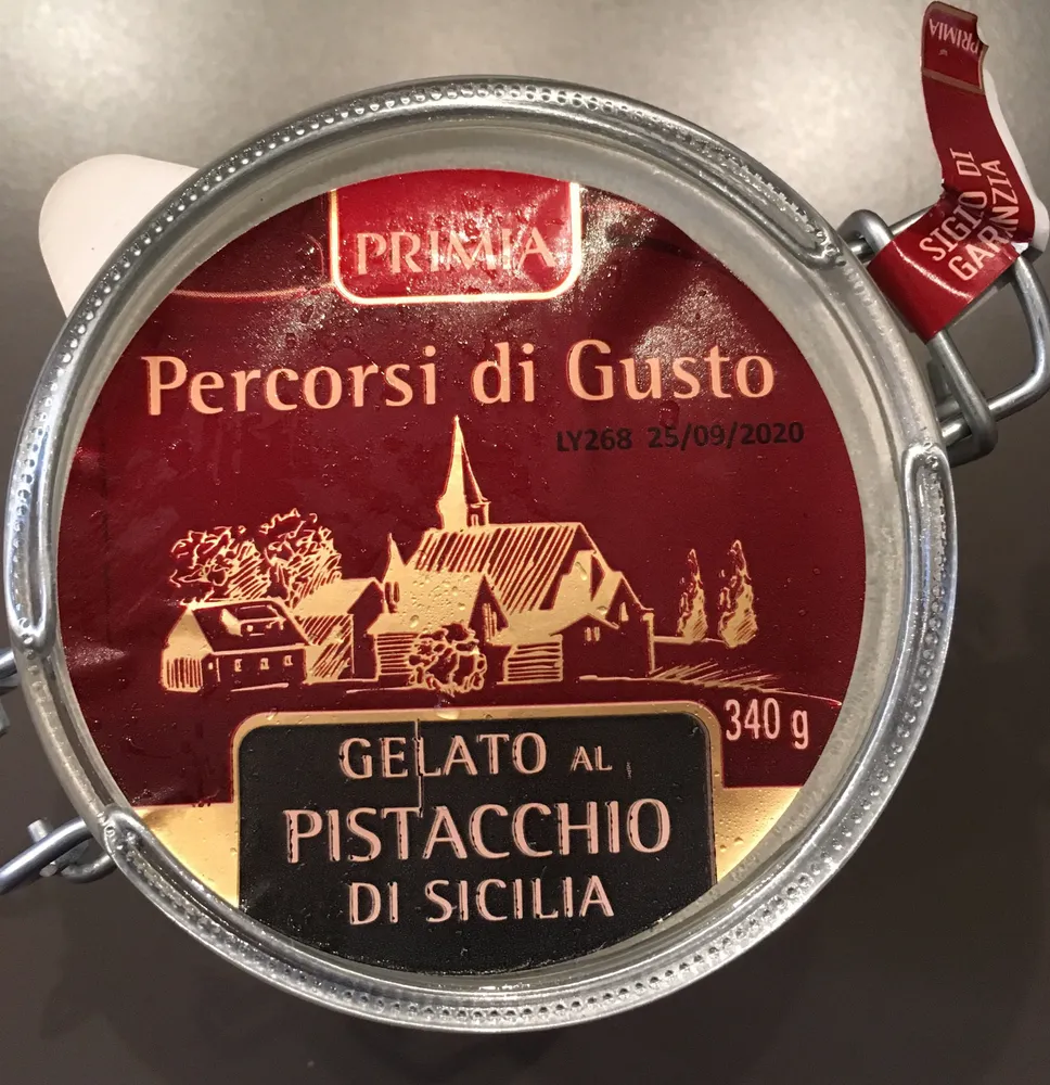Gelato al pistacchio di sicilia