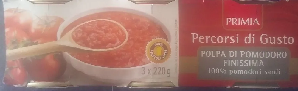 Polpa di pomodoro 100% pomodori sardi