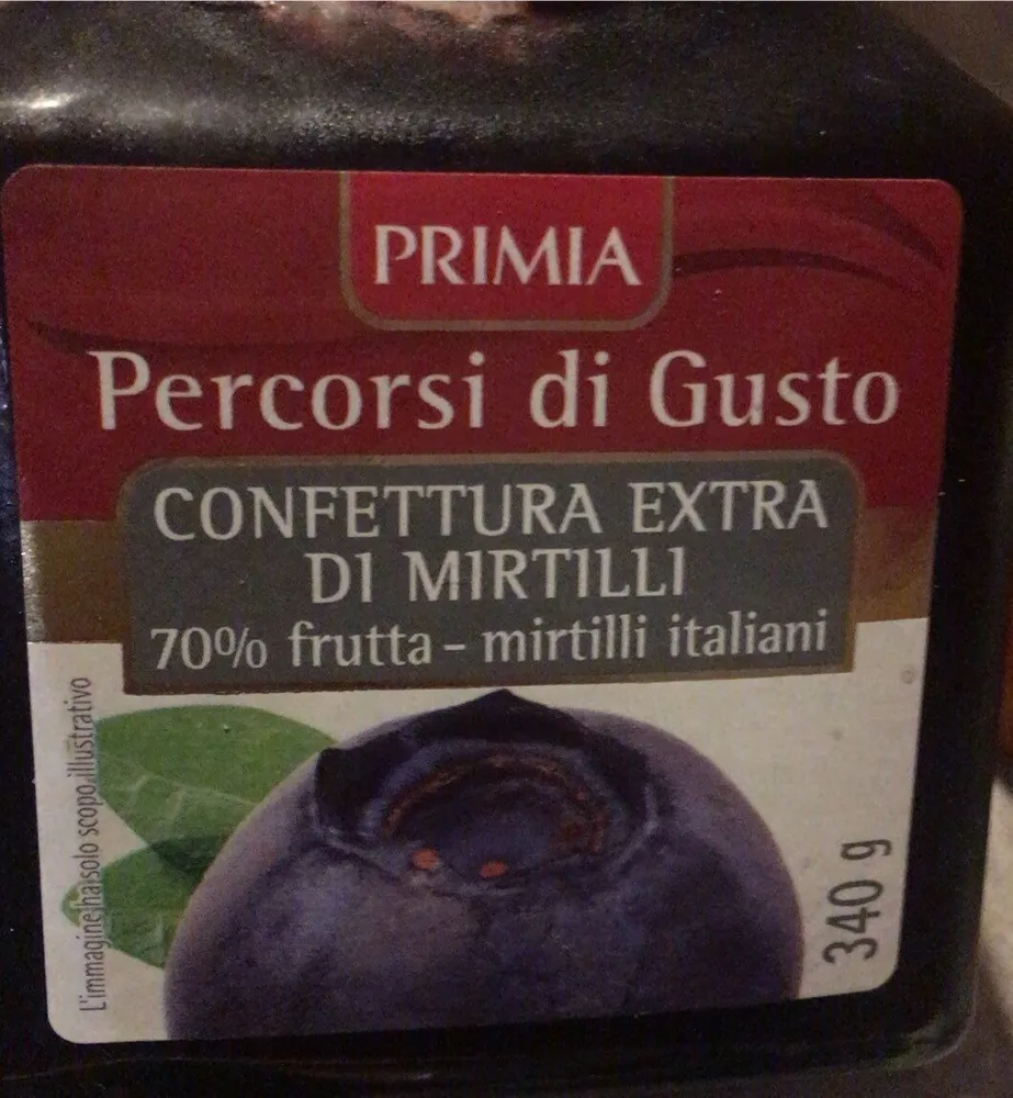Confettura extra di mirtilli