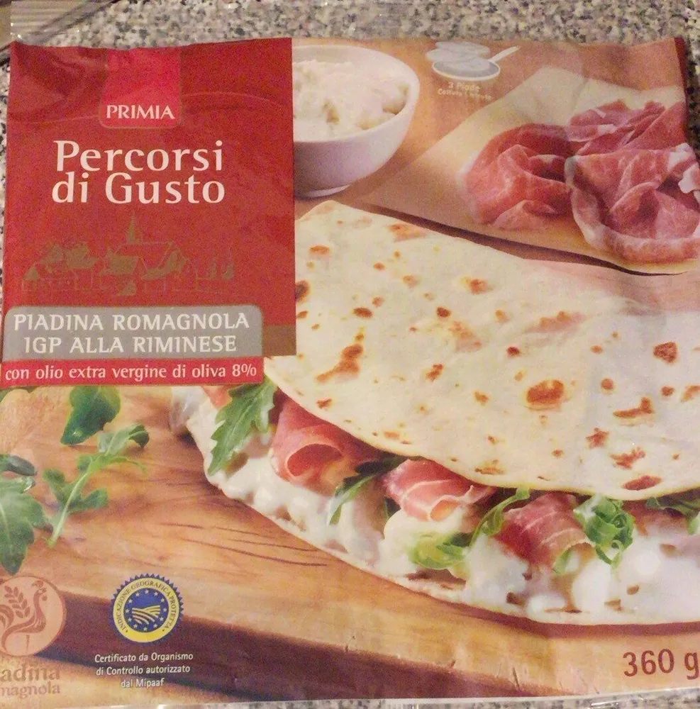 Piadina romagnola IGP alla riminese