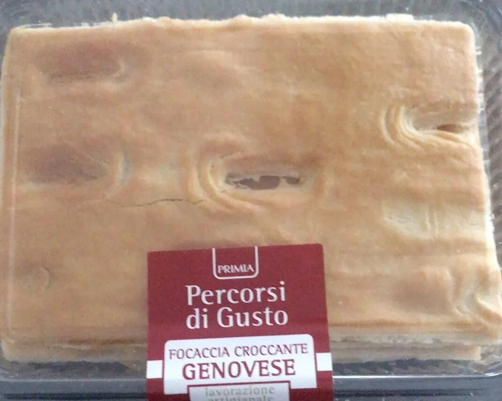 Focaccia croccante